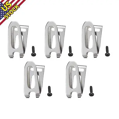 5Pcs Stainless Steel Belt Clip Hook  For Makita BTD141 BTD141Z Drill Driver • $12.99