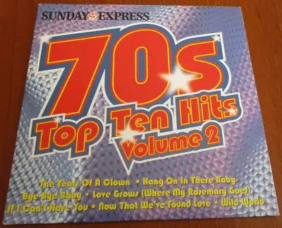 £1.75 • Buy Sunday Express 70's TOP TEN HITS (Volume 2) [promo CD]