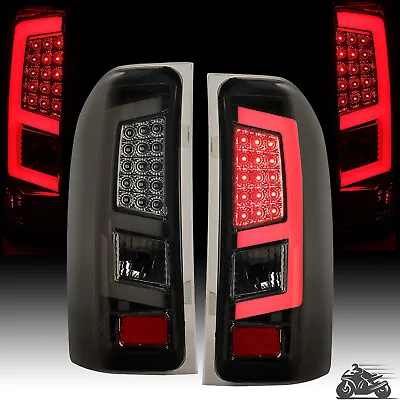 Pair LED Brake Tail Lights Lamps Smoke Lens For Chevy Silverado 1500 2007-2013 • $108.99