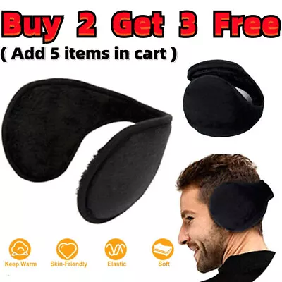 Men Women Ear Muffs Winter Ear Warmers Fleece Earwarmer Behind The Head Band • $5.45