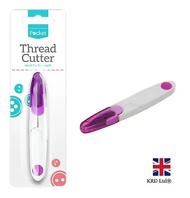 Craft Snips THREAD CUTTER Cotton Scissors Embroidery Snippers + Safety Cover UK • £2.85