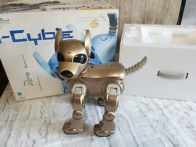 I-Cybie Robot Dog Gold Retro Toy No Remote Or Charger Untested • £29.99