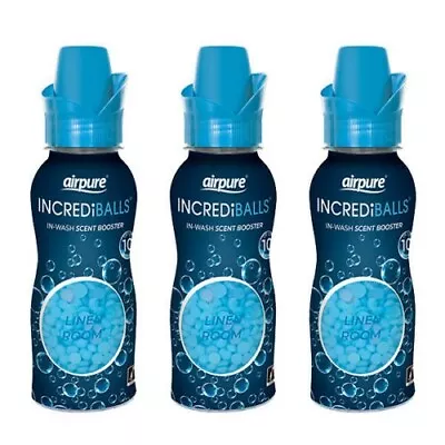£8.50 • Buy 3 X Airpure Incrediballs In Wash Scent Booster10 Washes Bottle Scent Linen Room