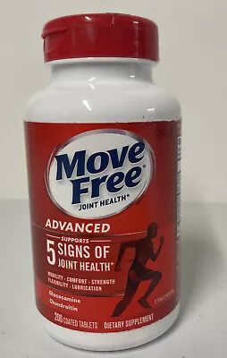 200 Coated Tablets Schiff Move Free Advanced Joint Supplement Glucosamine 08/25 • $32.79