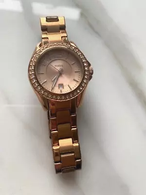 View Details Fossil Rose Gold Ladies Watch • 8.50£