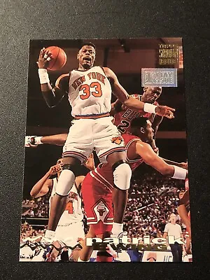 1993-94 Stadium Club 1st Day Issue Patrick Ewing Michael Jordan ( In Background) • $39.99
