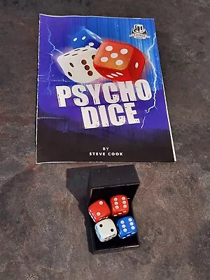 (N) Closeup Mentalist Magic Trick Psycho Dice By Steve Cook • £9.99