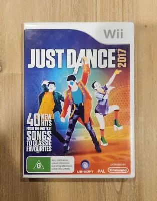 Just Dance 2017 Nintendo Wii PAL Complete With Manual Tested & Working VGC • $24.50