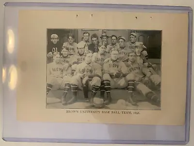 1899 Spalding Baseball Brown University University Nebraska Team Photos • $10.50