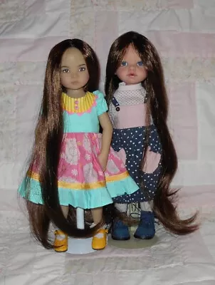 Monique CUSTOM MADE Doll Wig SIZE 7/8 *BROWN* VERY Long Straight Hair NEW • $19.99