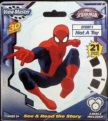 Marvel Ultimate Spider-Man 3D Adventures View Master 3 Reel Set  NEW Sealed • $39.99