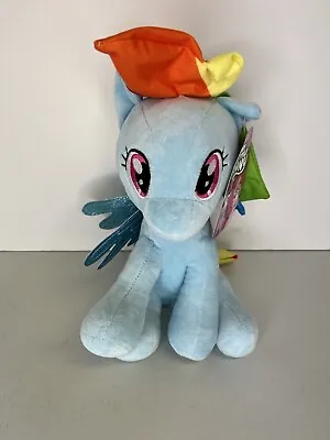 My Little Pony Rainbow Dash Plush 9  Toy Factory NEW 2022 Blue WIngs • $9.78