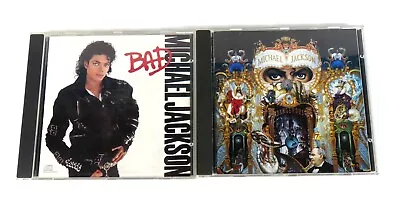 CD Michael Jackson Bad & Dangerous Lot Of 2 Albums Excellent Condition • $15.95