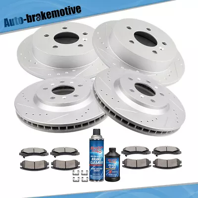 Front & Rear Brake Rotors + Brake Pads For 2006 - 2010 Chevy Impala Monte Carlo • $175.17