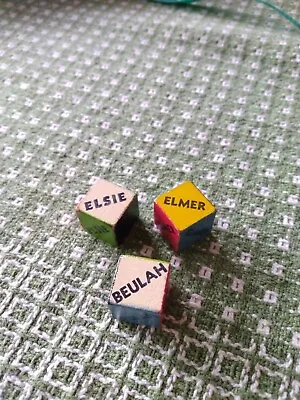 Vintage Dice To Board Game Elsie Elmer Beulah • $12.39