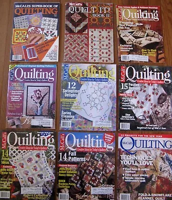 Vintage McCall's Quilting Magazines ~ OOP ~Your Choice $4.00 Each • $4
