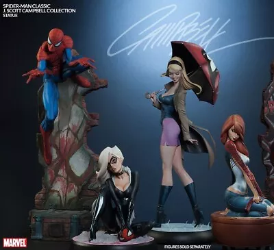 Spiderman J Scott Campbell Comiquette Sideshow Premium Statue Collection • $1200