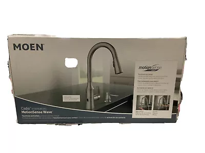 Moen Cadia MotionSense Wave Touchless 87869EWSRS Pull Down Kitchen Faucet • $129.99