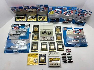 N Scale Vehicles And People Lot. Tractor Trailerscarstrucks. Most Brand New! • $80