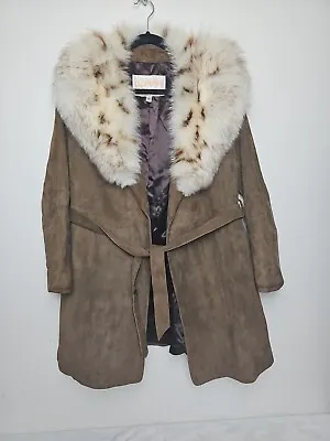 Vintage Robert Meshekoff Fur Collar Coat • $70