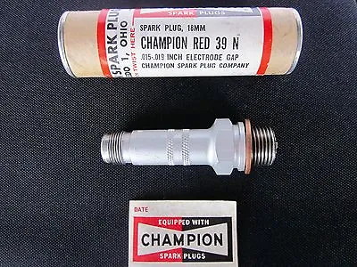 $18.08 • Buy CHAMPION Aircraft SPARK PLUG - LYCOMING / CONTINENTAL  - Part # RED 39 N - NEW