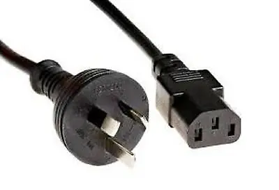 Power Extension Cable AUS Australian 3 Pin Male Plug - IEC C13 Female Socket 2m  • £8.02