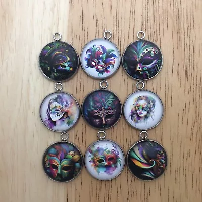 Mardi Gras Mask Charms • $3