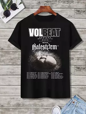 Servant Of The Road World Tour Shirt Volbeat All Size Cotton Black T-Shirt • $22.99