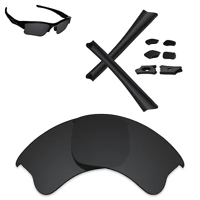 £23.98 • Buy Hawkry Polarized Replacement Lens &Black Kit For-Oakley Flak Jacket XLJ Multiple