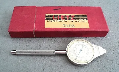 Vtg LIETZ Switzerland PLANIMETER Map Measuring TOOL In Original Box #2103 • $29.95