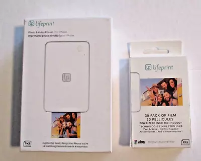 Lifeprint 2x3 Photo & Video Printer For IPhone + Film Pack • $6