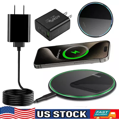 40W Charger Fast Wireless Charger Pad For Motorola Moto G Power 2024 Edge+ 2023 • $16.99