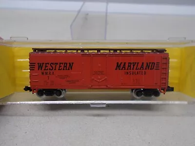 Atlas-#3305-western Maryland-40  Box Car #7 -n Scale • $14