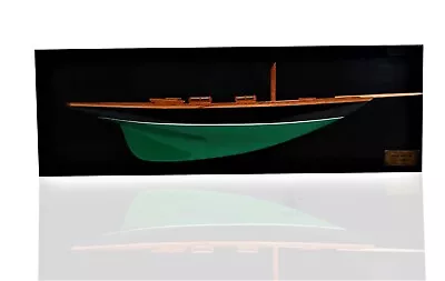 Pen Duick Half-Hull Scaled Model Boat Yacht Handmade • $370.91