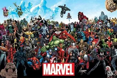 NEW Marvel Comics Universe Pyramid Maxi Wall Poster 61cm X 91cm PP33953 - 42 • £7.25