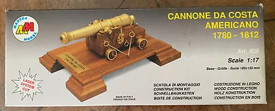 Cannone Da Costa Americano Model 1780 - 1812 Mantua 1:17 Scale #806 New • $49.99