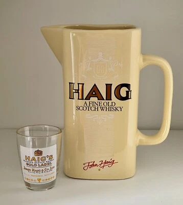 £16 • Buy Haig Scotch Whisky Water Jug & Haig Sampling Glass.
