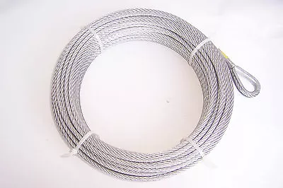 5/16  X 100 Ft Galvanized Wire Rope Winch Cable • $77.05
