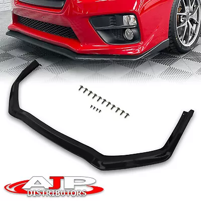 Front Bumper Lower Spoiler Lip Wing Chin Splitter For 2015-2017 Subaru WRX / STI • $37.99