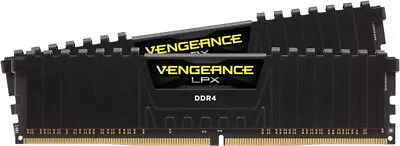 Corsair VENGEANCE LPX DDR4 RAM 16GB (2x8GB) 3600MHz CL18 Computer Memory - Black • £49.99