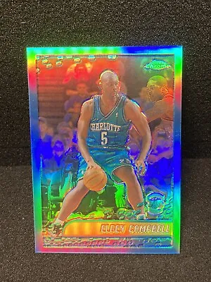 2001 Topps Chrome Refractor #29 Elden Campbell Hornets LAKERS!! BEAUTIFUL CARD!! • $1.99