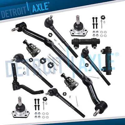 12pc Front Ball Joints Tie Rods Kit For Chevy Blazer S10 S15 Jimmy Sonoma 2WD • $100.18