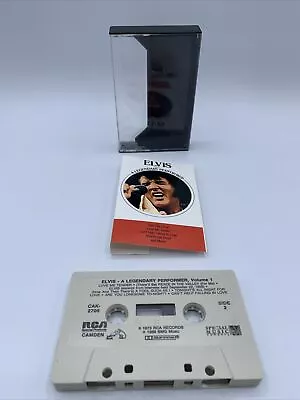 Elvis Presley Cassette Tape A Legendary Performer  By Elvis Presley  Volume  1 • $6