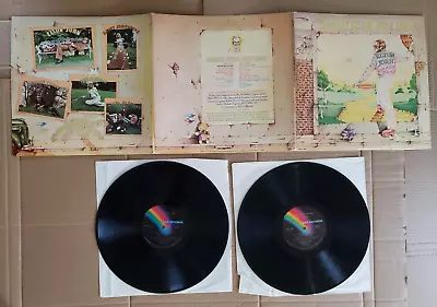 Elton John  Goodbye Yellow Brick Road  (p)1973 Trifold Double 2xLP Vinyl VG! • $19.99