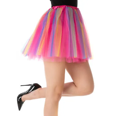 Plus Size Tutu Skirt Halloween Fancy Dress Party Costume Angel Devil Fairy • £4.99