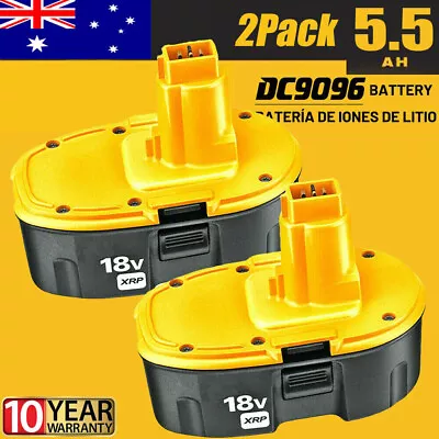 2 Pack 18 Volt XRP 5.5AH Battery For Dewalt DC9096-2 DC9098 DC9099 DW9096 DC9096 • $59.90