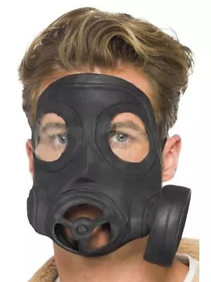 Adult Latex Gas Mask Fancy Dress Party Accessory • £9.62