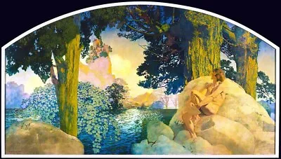 Dream Castle In The Sky :  Maxfield Parrish : 1929 : Archival Quality Art Print • $85