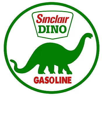 Sinclair Oil Gas Sticker CIRCLE Vintage Vinyl Decal |10 Sizes!! With TRACKING • $9.99