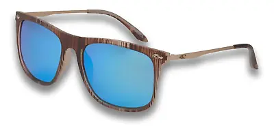 O'Neill Layer Polarized Sunglasses - Wood Crystal / Blue Mirror #43079-Z1 • $39.95